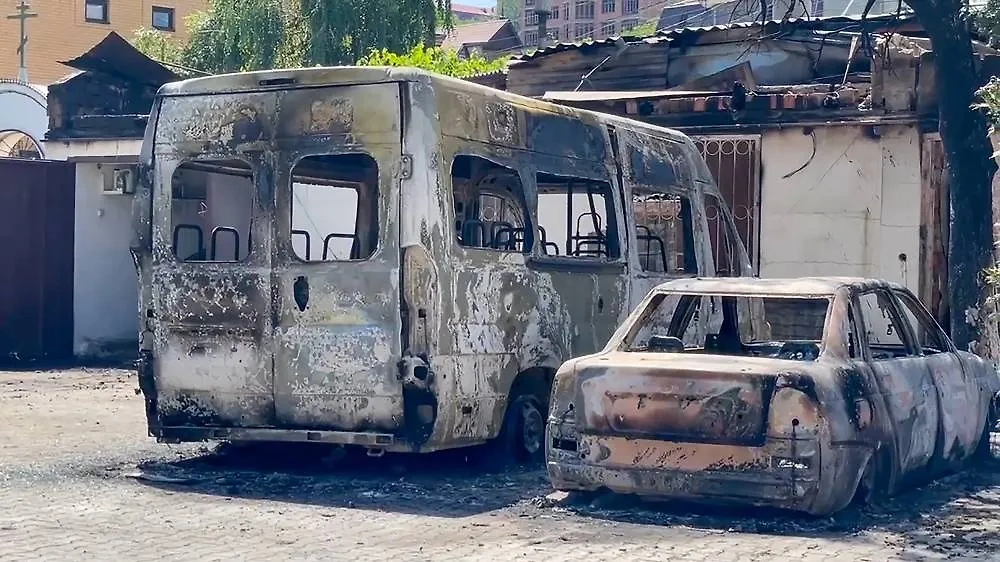 Обстановка в Махачкале после нападения террористов. Обложка © TACC / Гянжеви Гаджибалаев