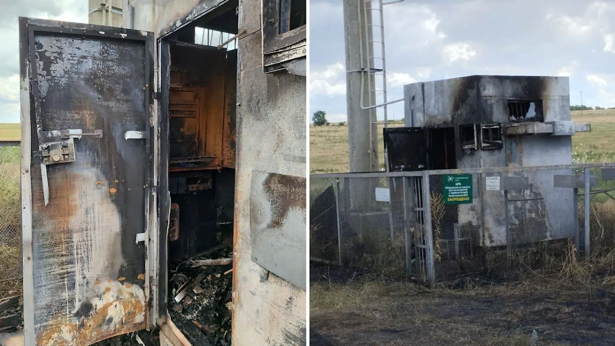 При атаке ВСУ уничтожен пост радиационного контроля ЗАЭС в Великой Знаменке. Обложка © Telegram / ЗАЭС. Официально