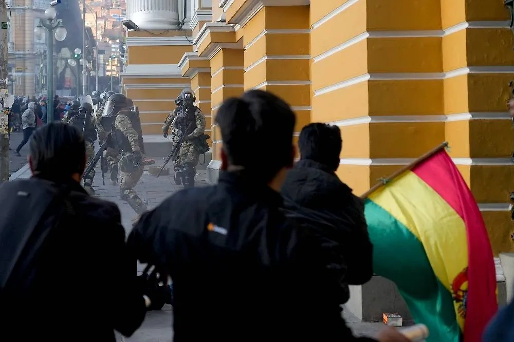 Протесты в Боливии. Фото © ТАСС / АР / Juan Karita