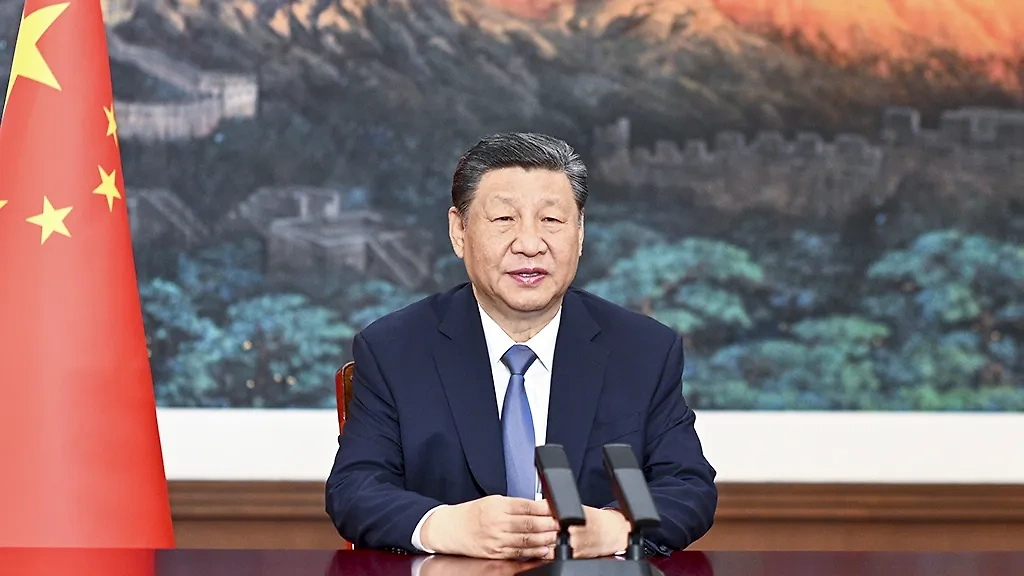 Председатель КНР Си Цзиньпин. Обложка © ТАСС / XINHUA / LI XUEREN