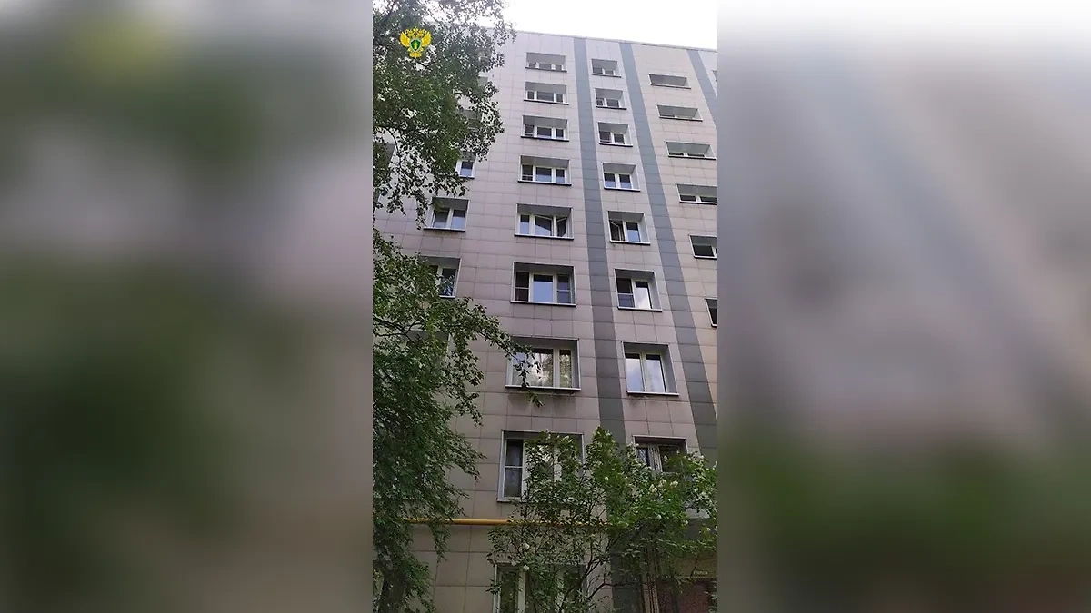 Жилой дом в Москве, откуда с девятого этажа выпала девочка. Обложка © Telegram / Прокуратура Москвы