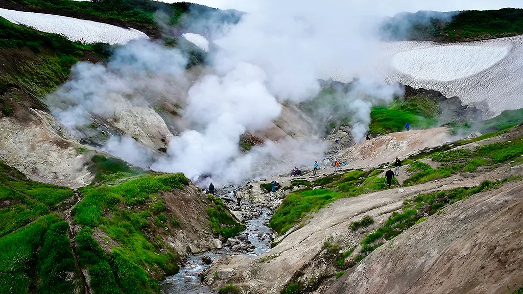 Долина гейзеров на Камчатке. Фото © ТАСС / Юрий Смитюк