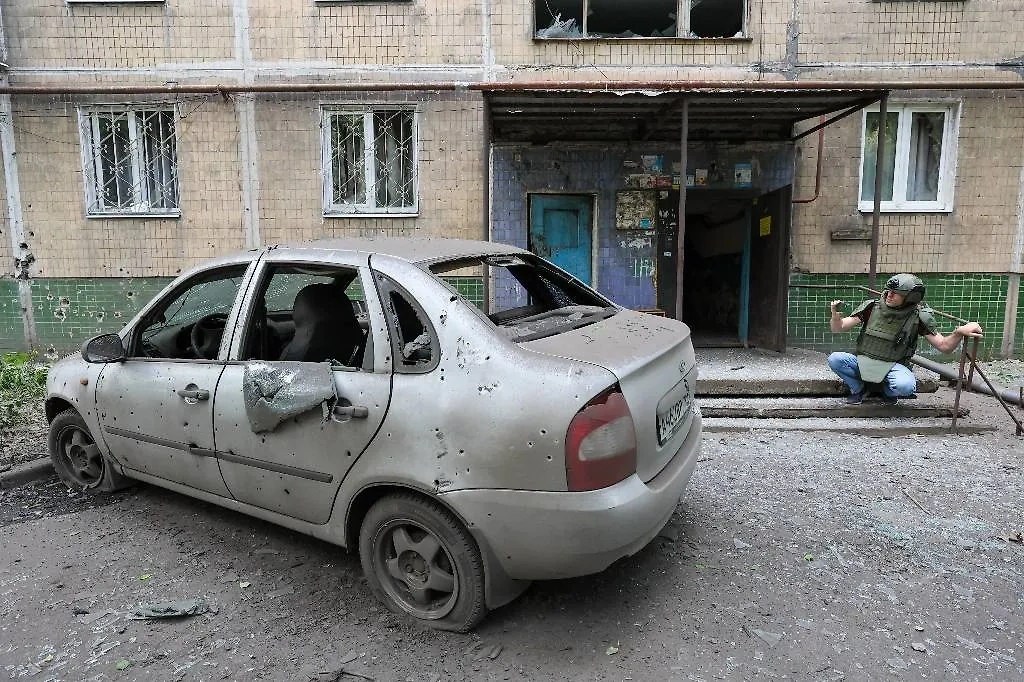 Донецк обстрелян ВСУ. Обложка © ТАСС / Дмитрий Ягодкин