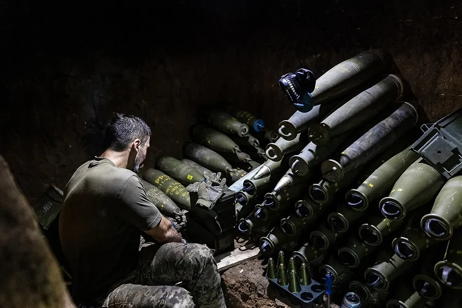 Боец ВСУ. Фото © Getty Images / Diego Herrera Carcedo / Anadolu Agency