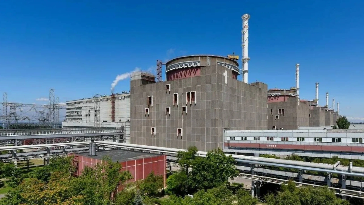 Запорожская АЭС. Обложка © Telegram / ЗАЭС. Официально