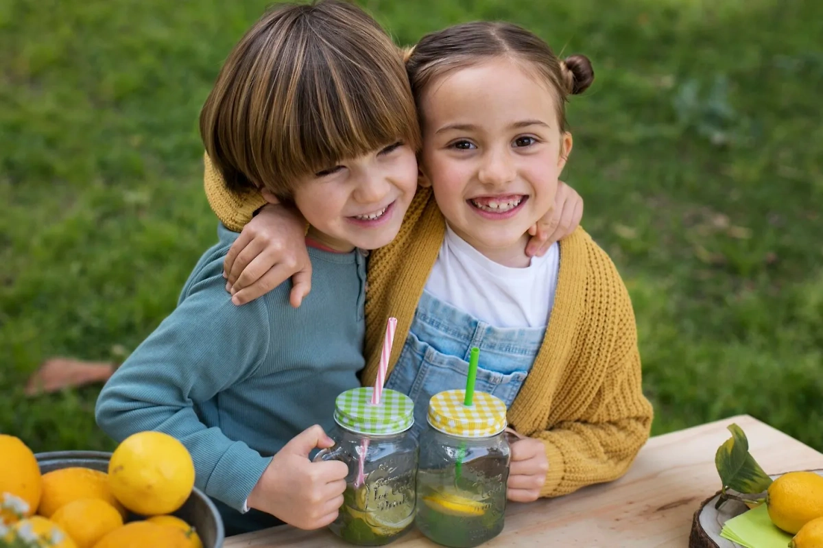 Детям до 6 лет лимонад и иные газированные напитки строго запрещены. Обложка © freepik