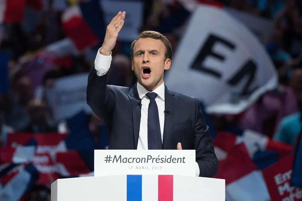 Президент Франции Эмманюэль Макрон. Обложка © Shutterstock / FOTODOM / Frederic Legrand - COMEO