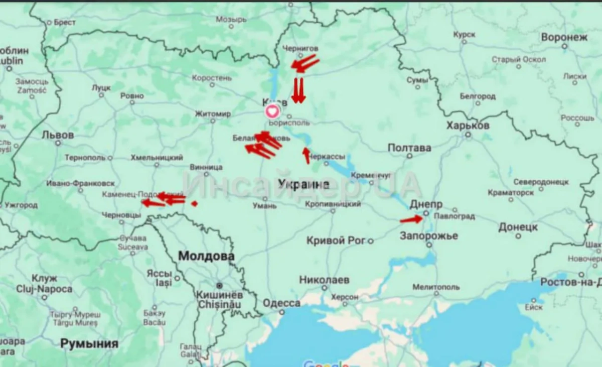 Были зафиксированы пуски "Гераней" по целям на Западной Украине. Фото © Telegram / Операция Z: Военкоры Русской весны