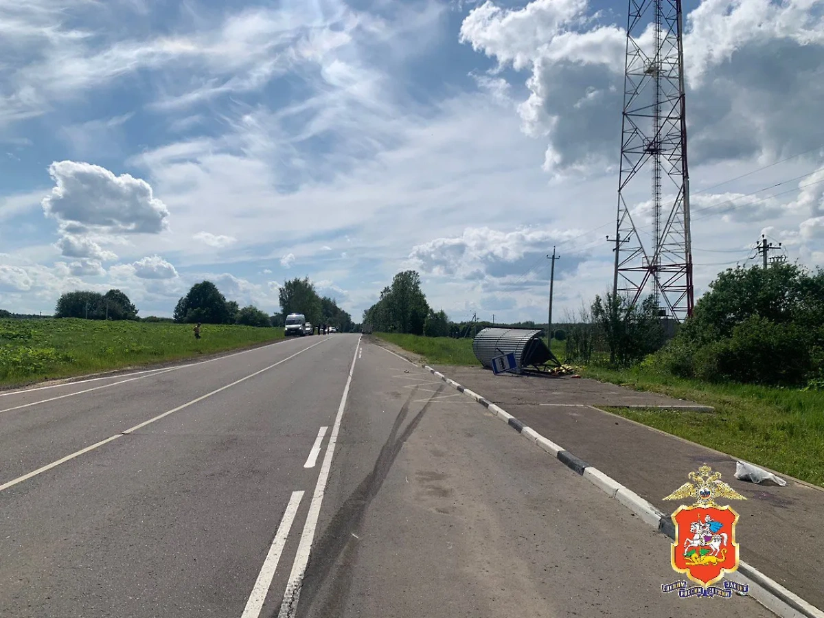 Обстановка после ДТП в Подмосковье. Фото © Telegram / Подмосковная полиция