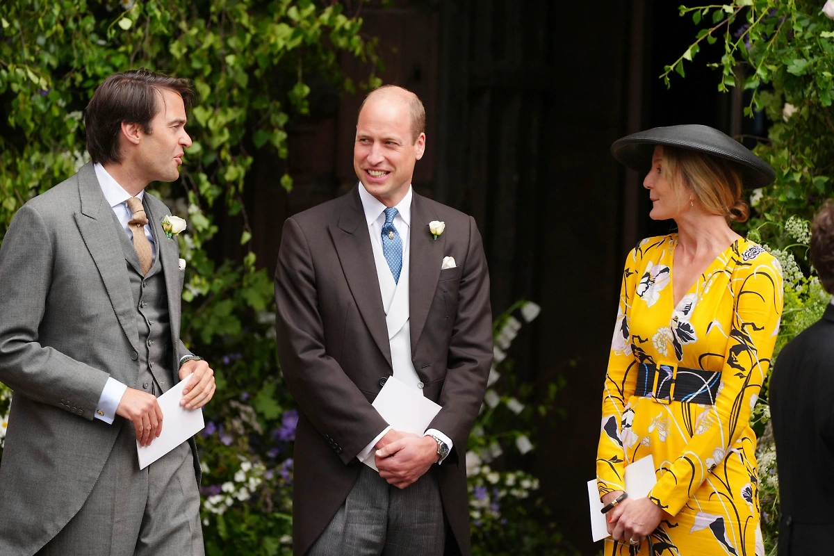 Принц Уильям пришёл на свадьбу Гровенора и Хенсон без Кейт Миддлтон. Фото © ТАСС / AP