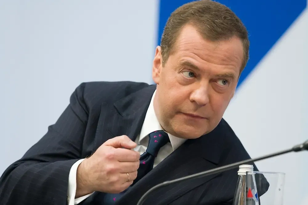 Заместитель председателя Совета безопасности РФ Дмитрий Медведев. Обложка © Shutterstock / FOTODOM / Anton Veselov