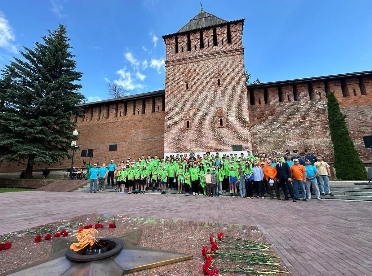 В Смоленске стартовал турслёт "Наш вектор". Фото © Telegram / Наш вектор