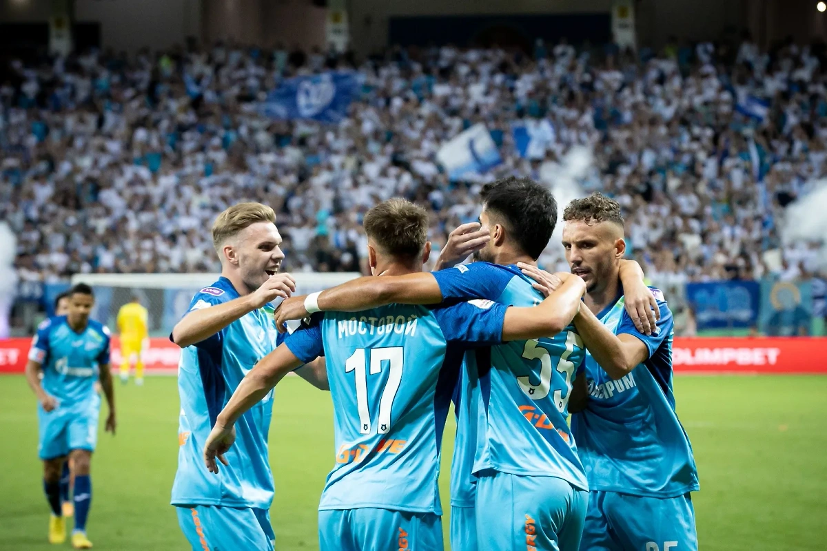 "Зенит" победил "Краснодар" 4:2 и выиграл Суперкубок России