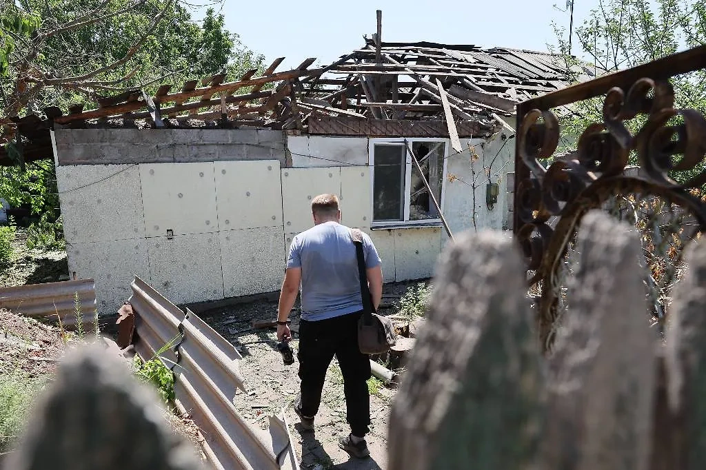 ВУ обстреляли село под Белгородом. Обложка © ТАСС / Дмитрий Ягодкин