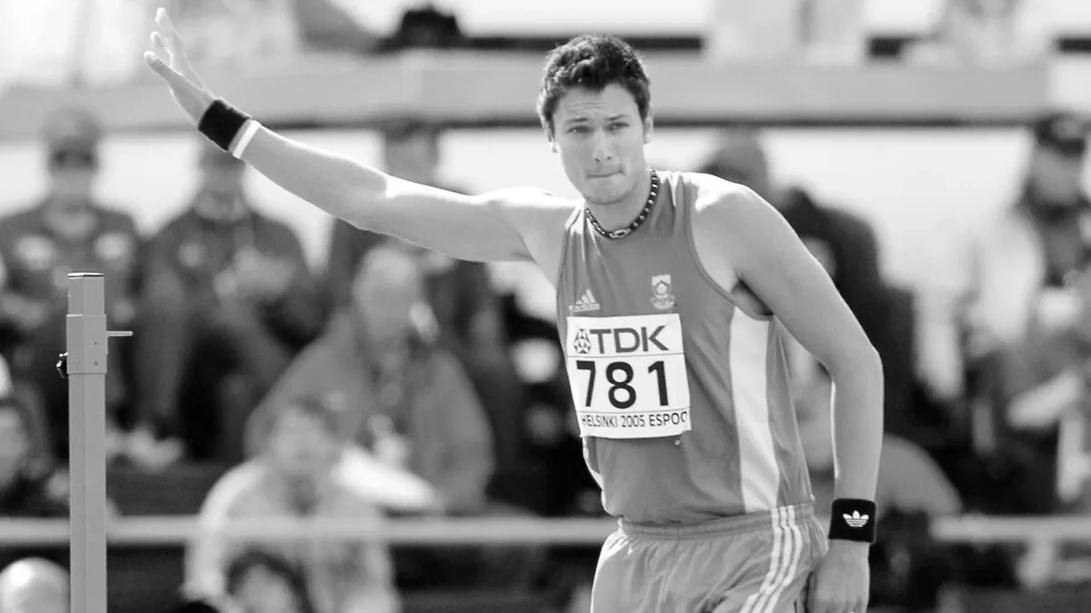 Чемпион мира по прыжкам в высоту Жак Фрайтаг. Обложка © Gettyimages / Tony Marshall 
