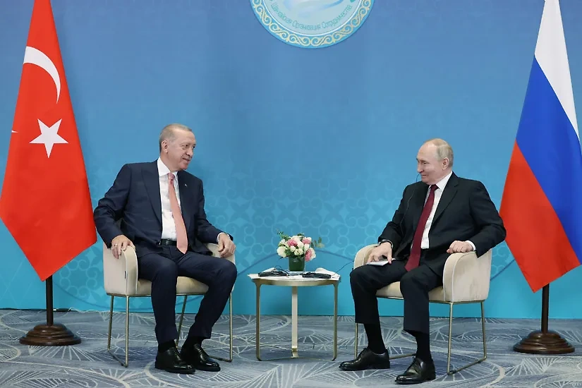 Реджеп Тайип Эрдоган и Владимир Путин. Обложка © tccb.gov.tr