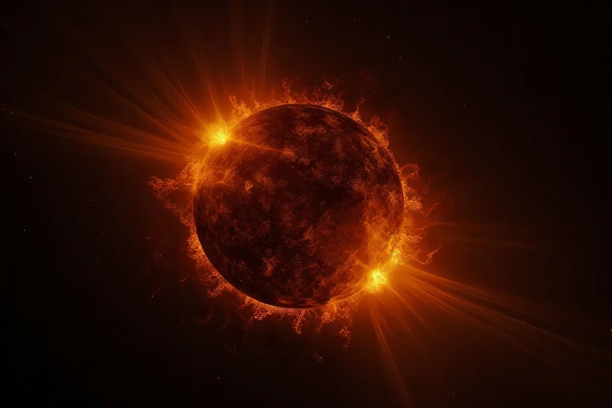 Поджарилась: Земля может пострадать из-за солнечной активности. Обложка © freepik