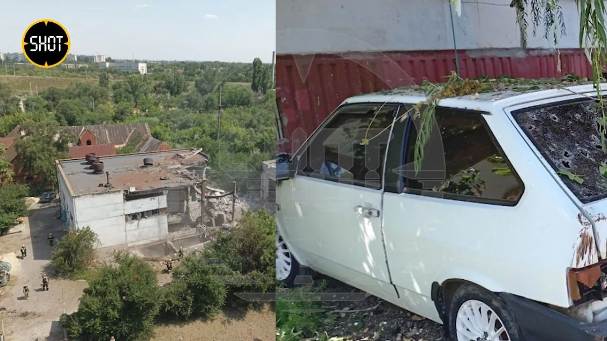 Последствия взрыва на насосной станции в Волгограде. Фото © SHOT