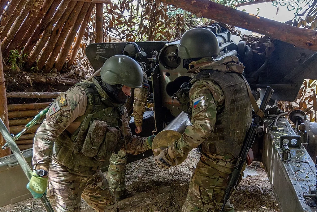 Российские военнослужащие в зоне проведения СВО. Фото © ТАСС / Алексей Коновалов