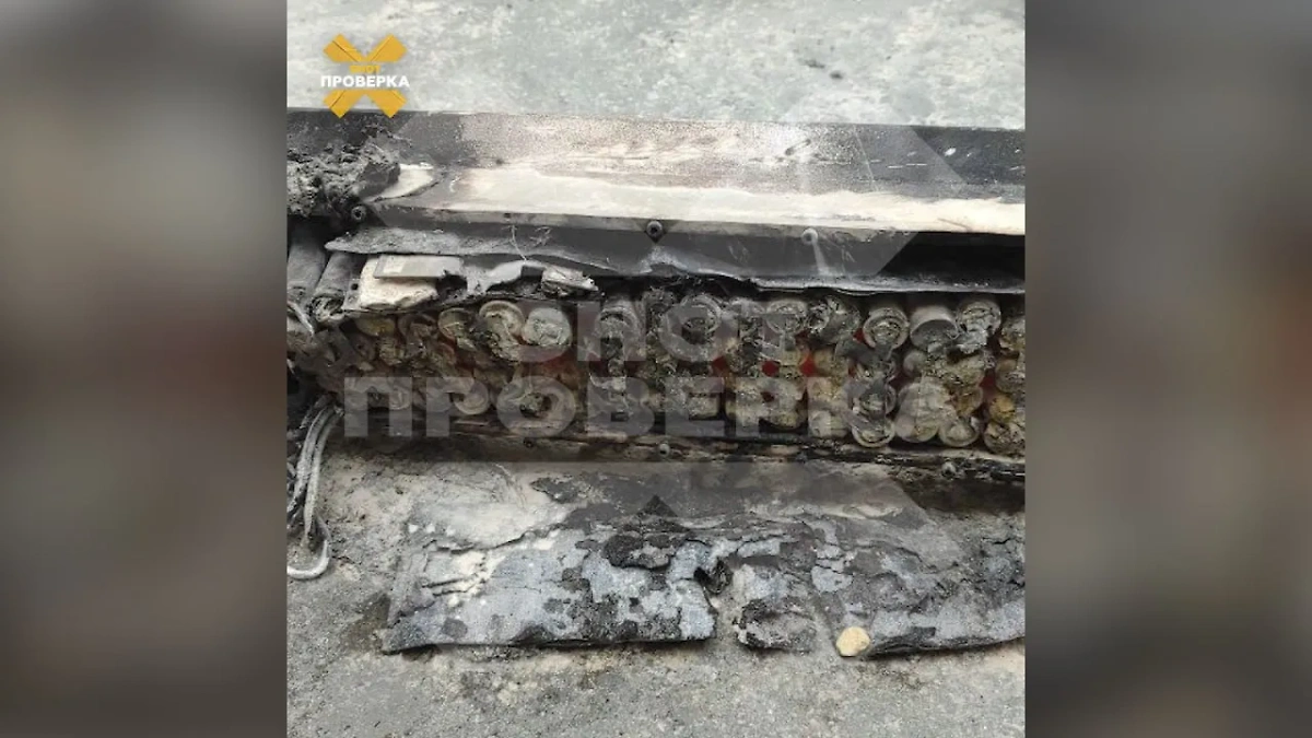 Китайский аккумулятор с AliExpress спалил самокат жителя Екатеринбурга. Фото © SHOT ПРОВЕРКА