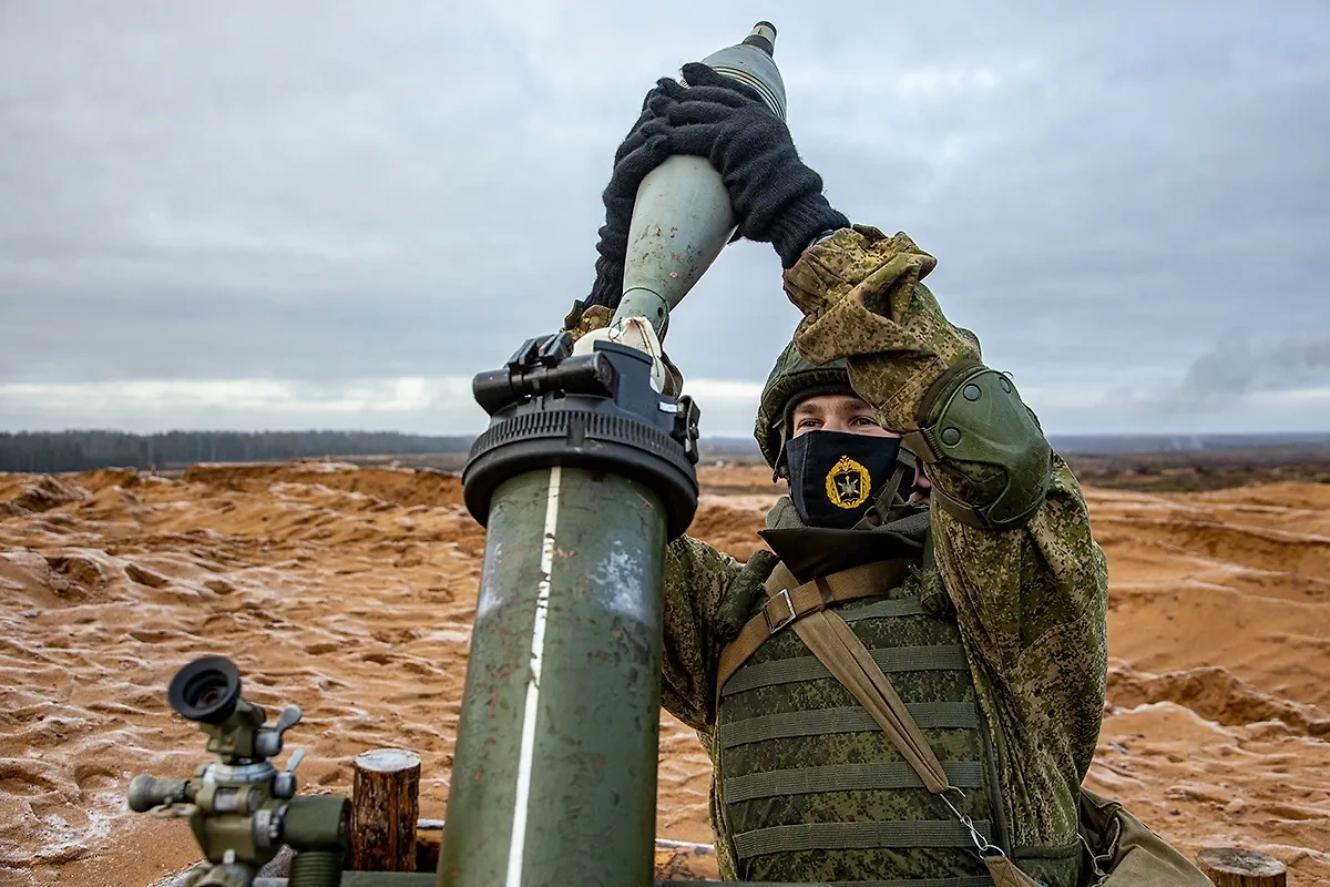 Военнослужащий ВС РФ в зоне СВО. Фото © VK / Минобороны России