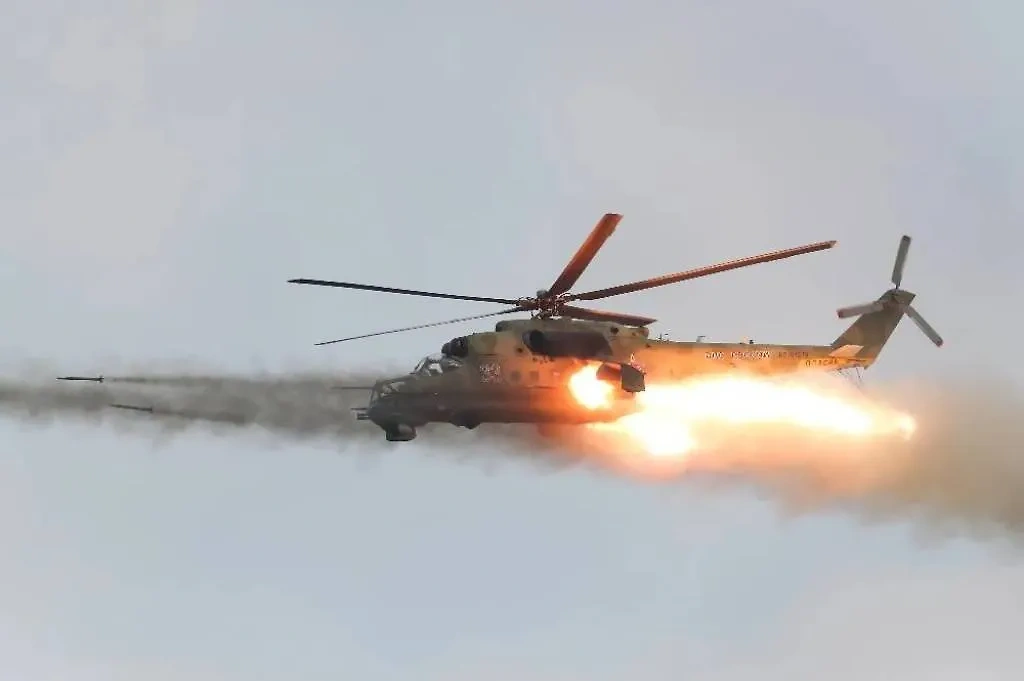 Самолёт Ми-35М. Обложка © ТАСС / Сергей Савостьянов