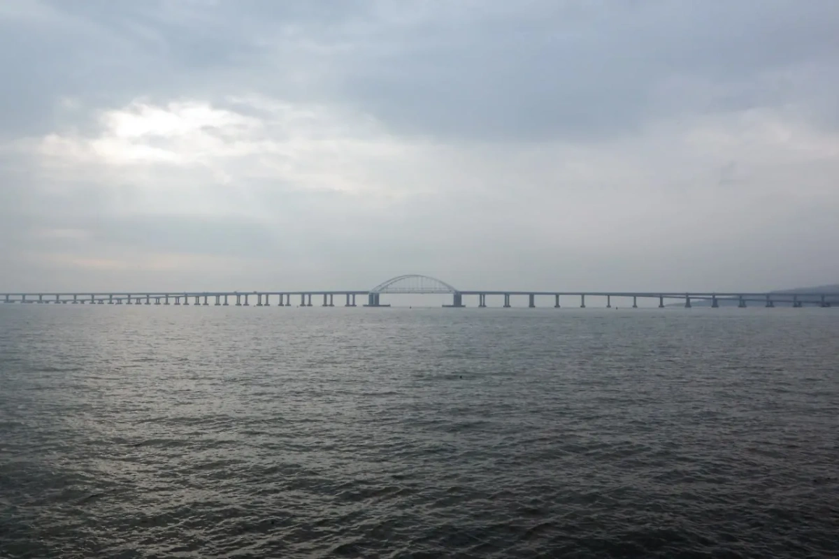Крымский мост. Обложка © Telegram / Аксёнов Z 82