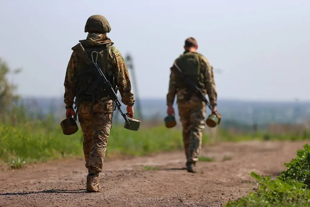 Российские военные в зоне СВО. Фото © ТАСС / Александр Река