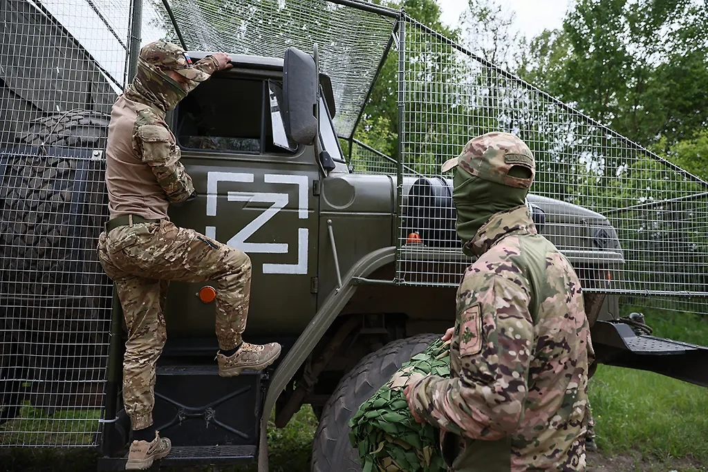 Российские военные в зоне СВО. Фото © ТАСС / Александр Река