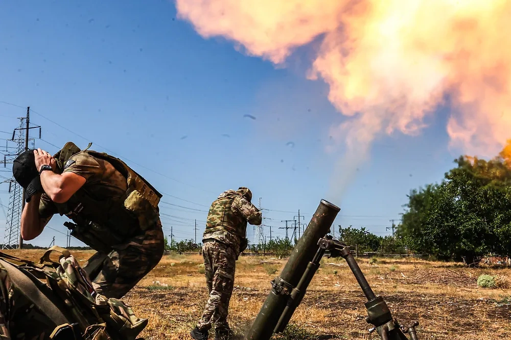 Боевые действия в зоне СВО. Обложка © ТАСС / Алексей Коновалов