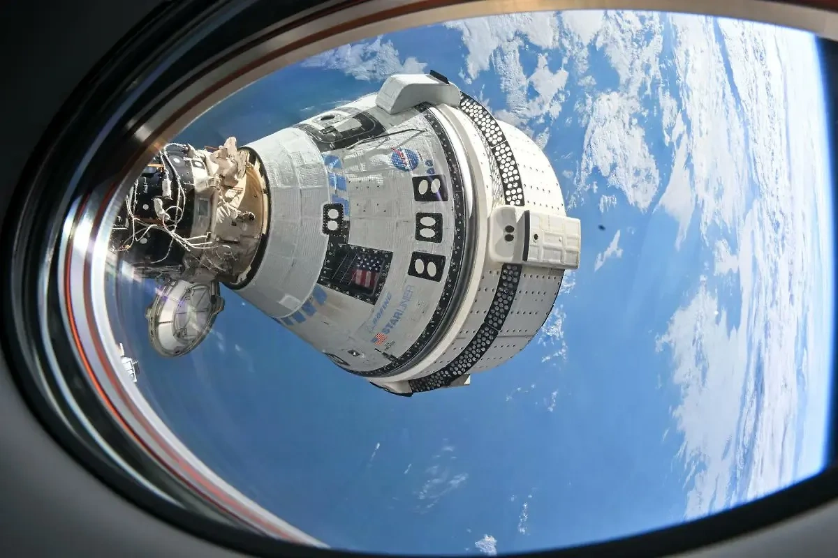 Корабль Boeing Starliner. Обложка © X / NASA Commercial Crew