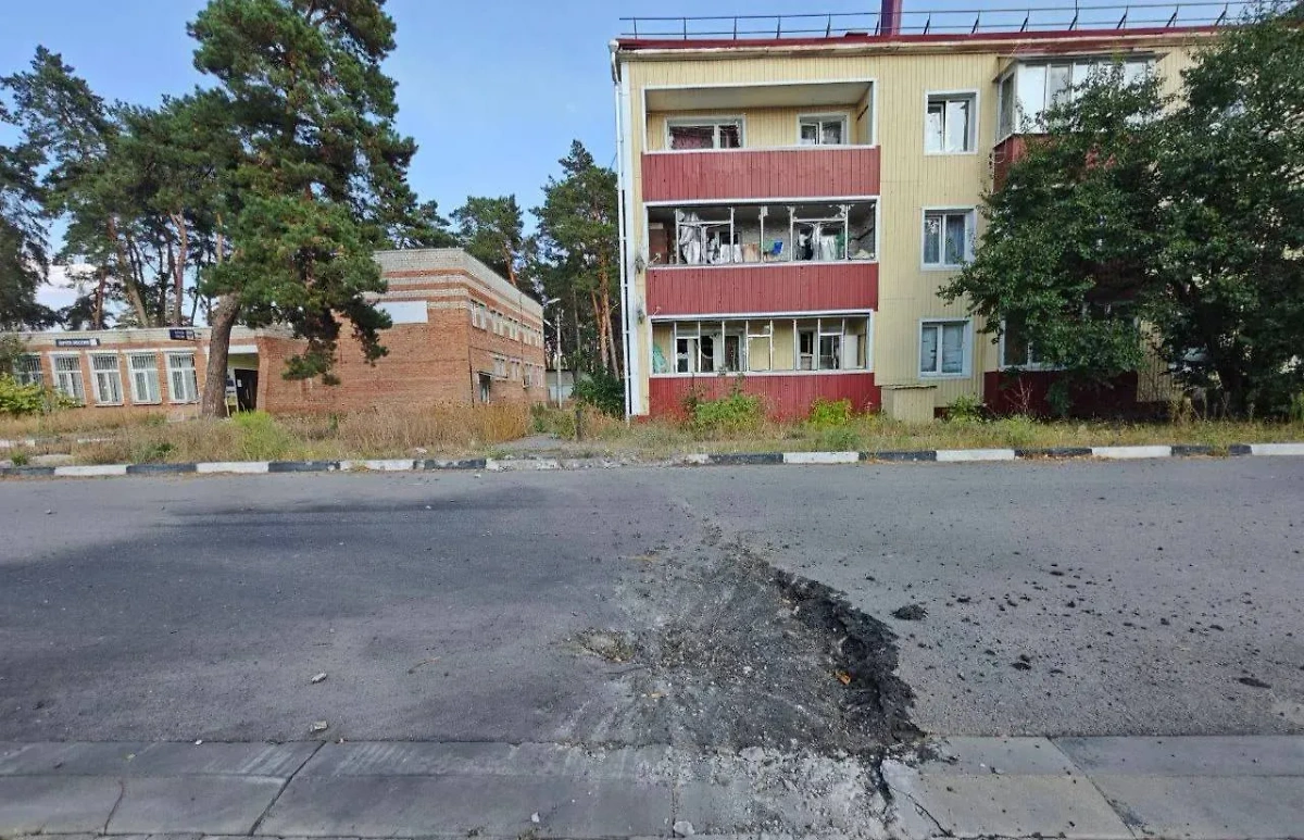 Последствия обстрела ВСУ Белгородской области. Фото © Telegram / Настоящий Гладков