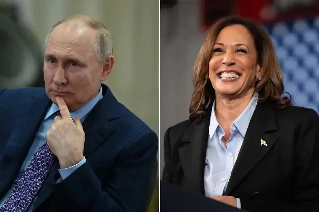 Владимир Путин и Камала Харрис. Обложка © Life.ru / X / KamalaHarris