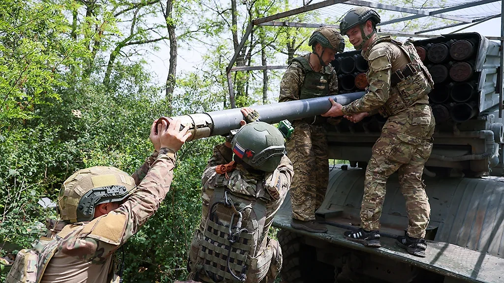 Российские военные в зоне СВО. Фото © ТАСС / Александр Река