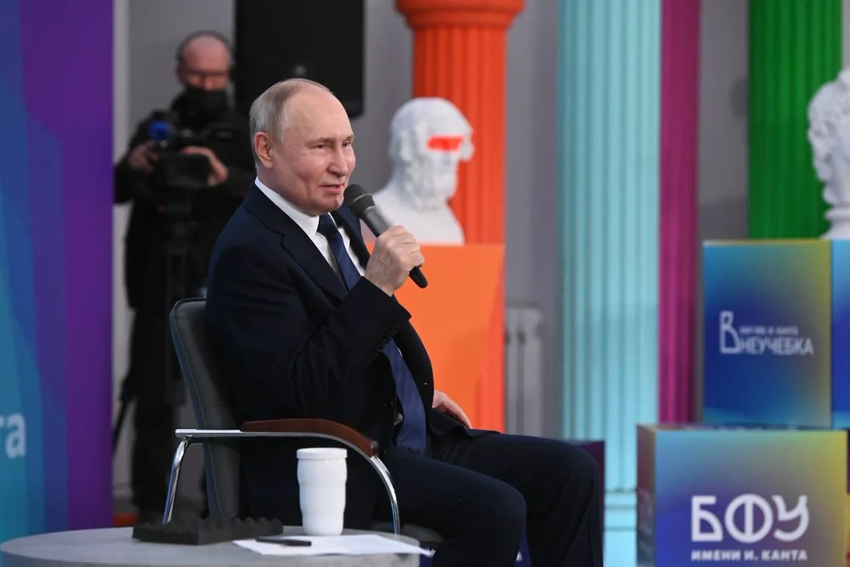 Президент России Владимир Путин в Калининграде. Фото © LIFE / Павел Баранов