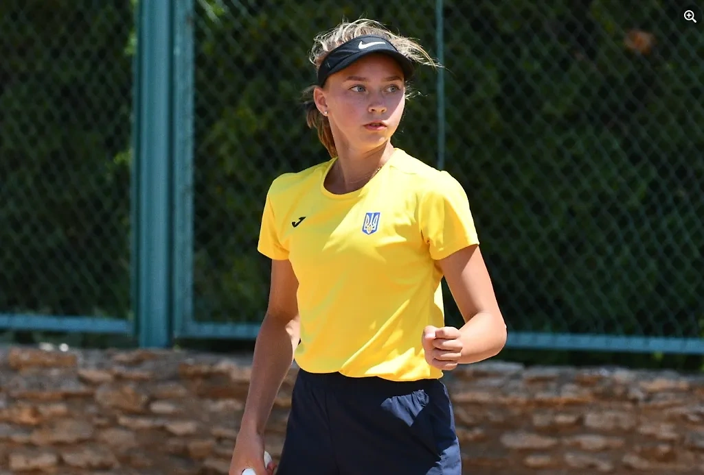 Теннисистка Елизавета Котляр. Обложка © Федерация тенниса Украины