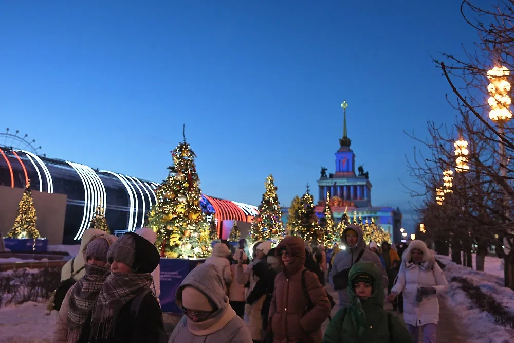 Посетители выставки "Россия" в Москве. Фото © Евгений Биятов / Фотохост-агентство РИА "Новости"