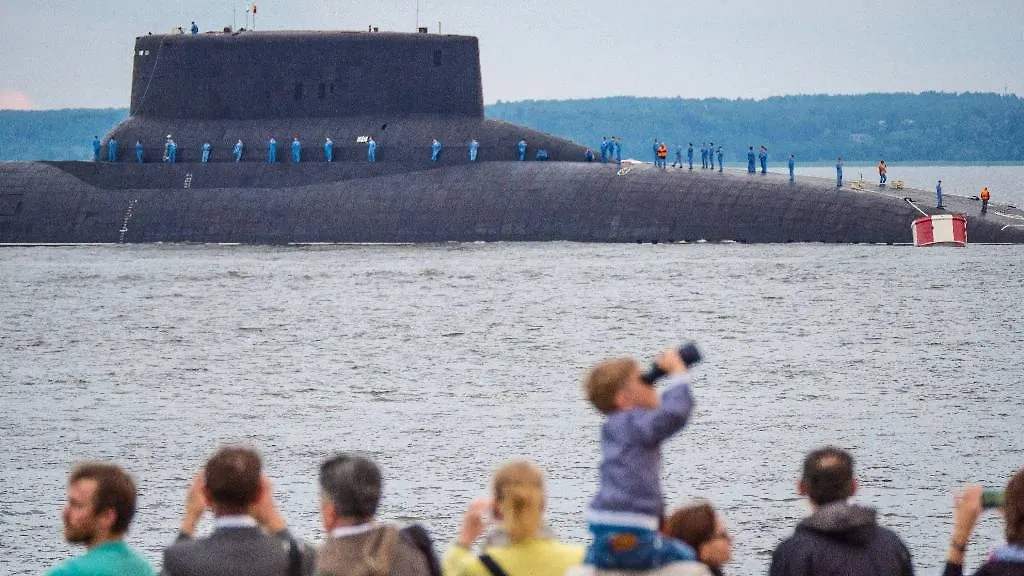 Атомная подводная лодка «Дмитрий Донской». Фото © ТАСС / Руслан Шамуков