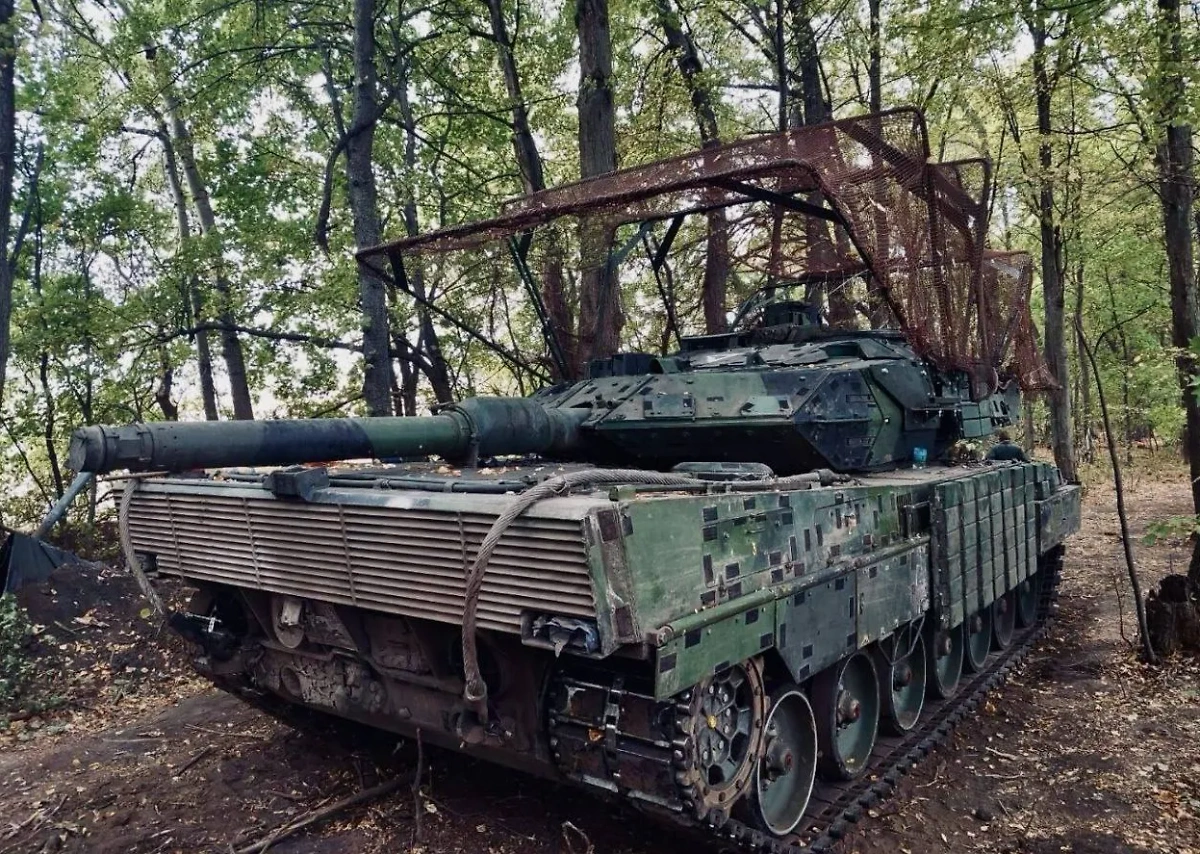 Шведский танк Stridsvagn 122 (Strv 122). Обложка © Telegram / Военный Осведомитель