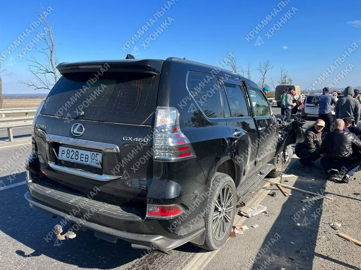 Последствия ДТП в Дагестане. Фото © Telegram / КРИМИНАЛЬНАЯ ХРОНИКА МВД ДАГЕСТАНА