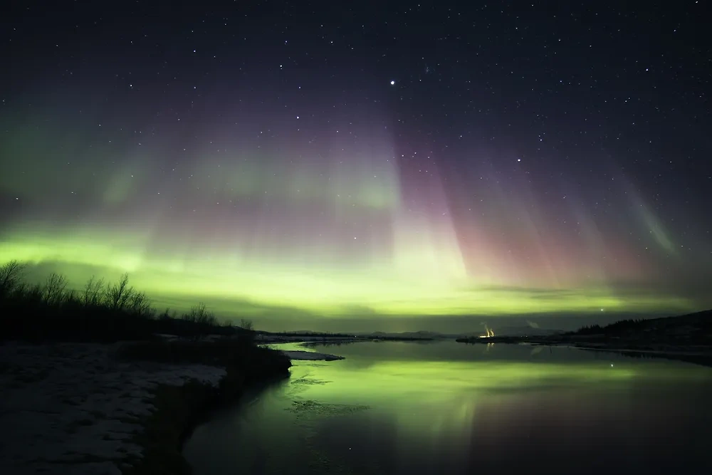 Северное сияние. Фото © Shutterstock / FOTODOM / Johann Helgason        