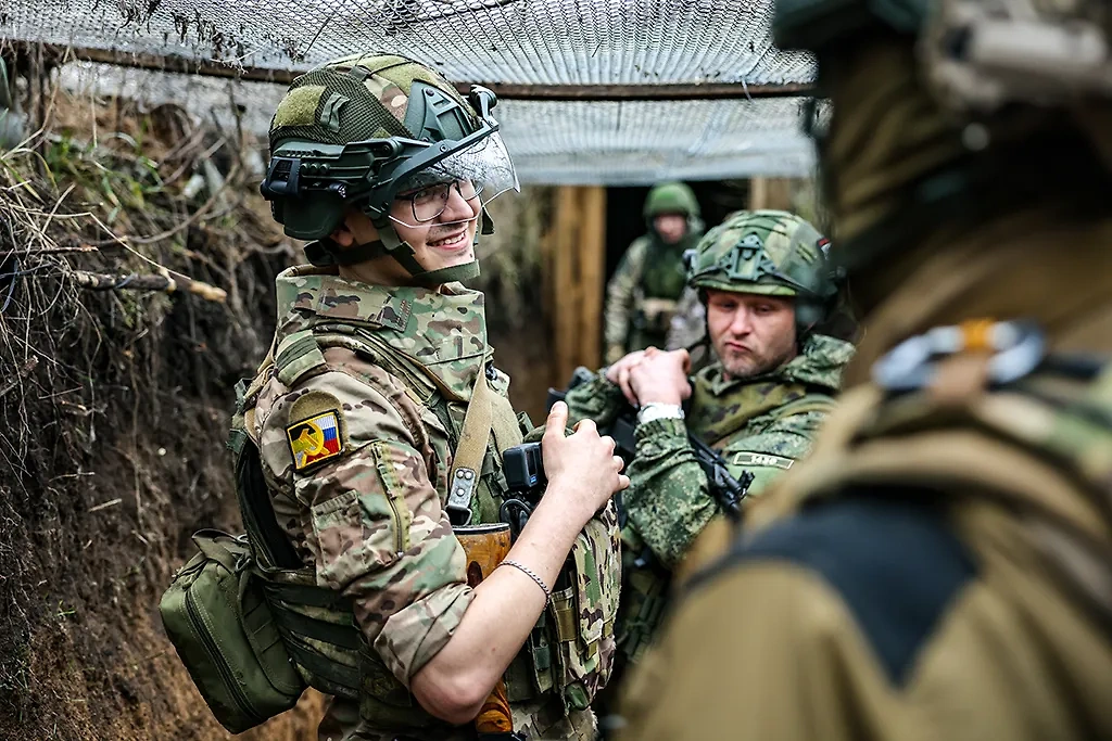 Российские военные в зоне СВО. Фото © ТАСС / Алексей Коновалов