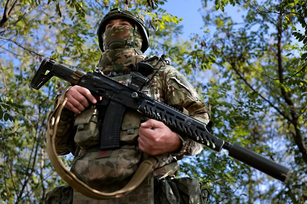 Военнослужащий в зоне СВО. Обложка © ТАСС / Алексей Коновалов