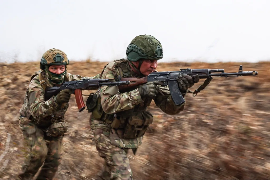 Военнослужащие в зоне СВО. Обложка © ТАСС / Александр Река