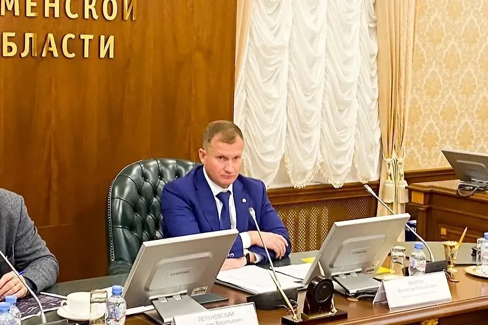 Заместитель губернатора Тюменской области Вячеслав Вахрин. Обложка © Telegram / Информационный центр Правительства Тюменской области