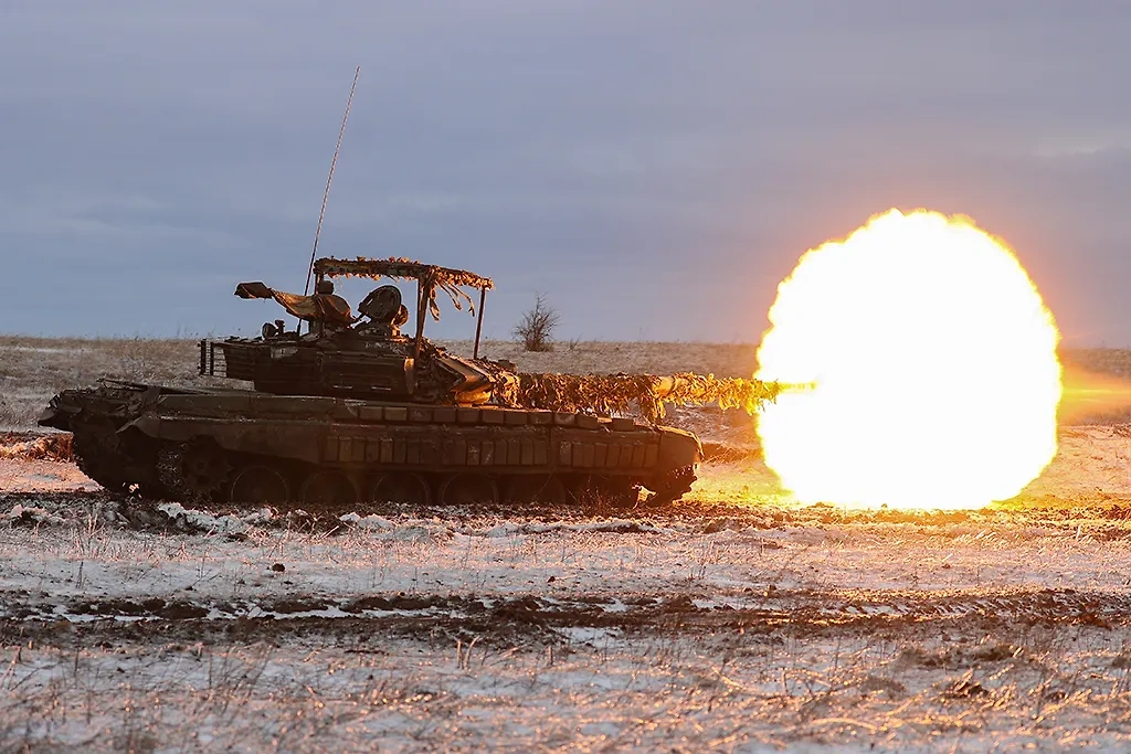 Танк Т-72 в зоне СВО. © ТАСС / Александр Река