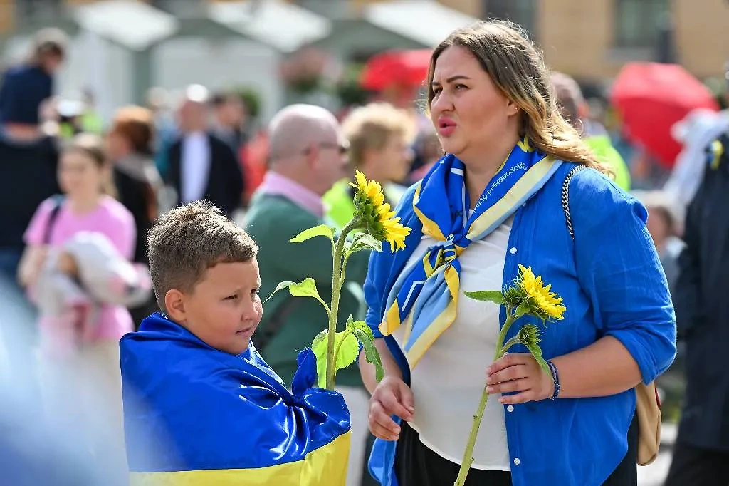 День независимости Украины отметили в Хельсинки. Обложка © EPA /TIMO KORHONEN