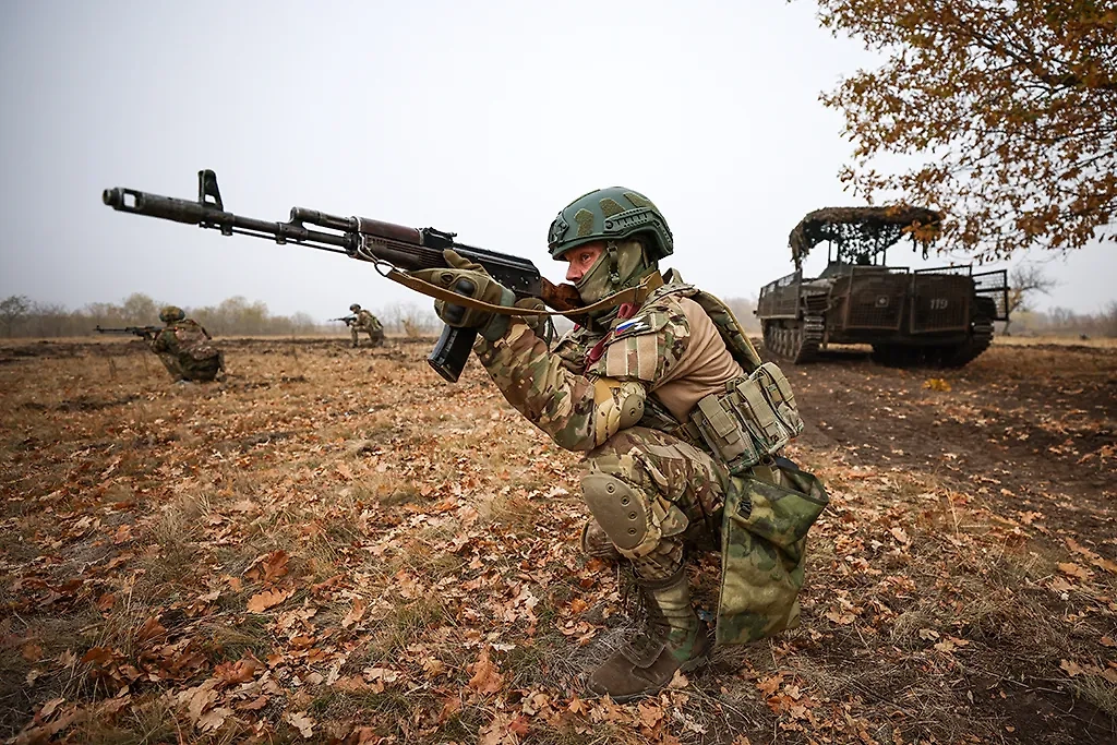 Боевые действия в зоне СВО. Обложка © ТАСС / Александр Река