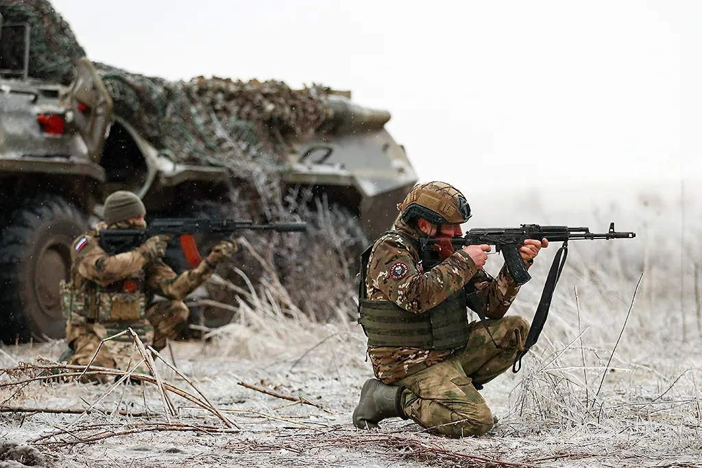 Боевая работа мотострелкового подразделения. Фото © ТАСС / Александр Река