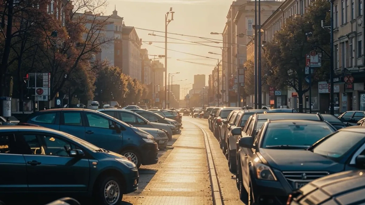 При парковке важно соблюдать дистанцию между автомобилями. Обложка ©  Life.ru / Kandinsky 3.1